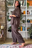 Lagen Chill Sweatshirt Chocolate